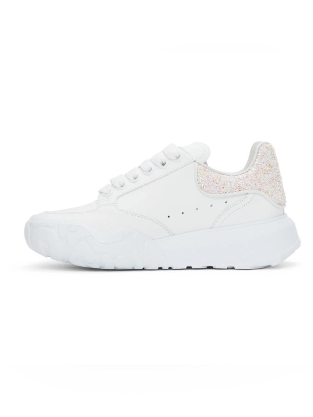 Alexander McQueen Glitter Court Chunky Sneakers